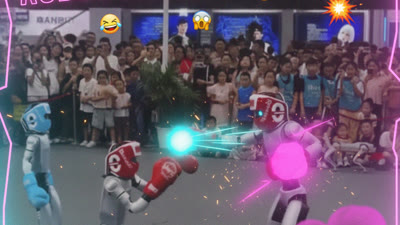 Robot boxing #OpenAI (OpenAI) by @tubeisty