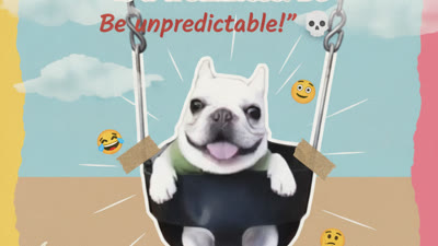 Revealing your next move is a weakness. (Dogs) by @nesscafe
