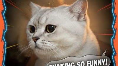 Shaking was so Funny 😂 (Cats) by @flashcurated