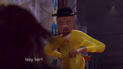 Walter White Learns Elsa How to Cook by lazybart