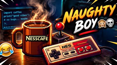 Naughty boy 🙉💀 (Coding) by @nesscafe