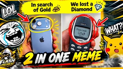 2 in one meme (Internet Culture) by @flashmemes