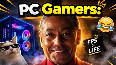 Gaming pc meme (Gaming & e-Sports) by @tubeisty