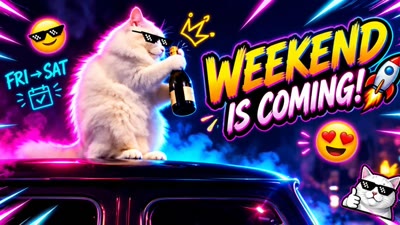 Weekend is coming 🚀🔥😍 (Work Life) by @nesscafe