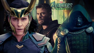 Loki Meets Thor And Dr. Doom (Marvel) by @kyle324