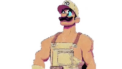 Chad Mario (Super Mario) by @xcm